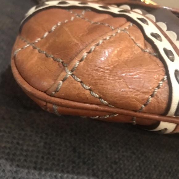 Juicy Couture vintage quilted cowhide leather bag - Picture 3 of 15